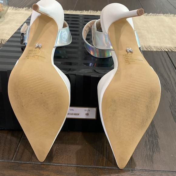 Victoria’s Secret Vintage White Leather Stilettos - Picture 7 of 12